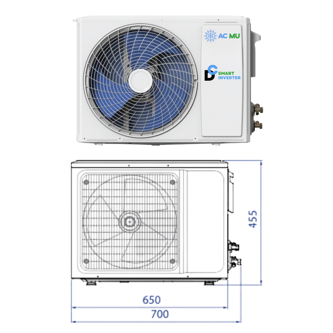 (Pre-Order) AC MU Split Wall-Mounted Smart Inverter Bayu Abrar 2 PK